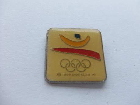 Olympische spelen Barcelona Emaille pin groot model